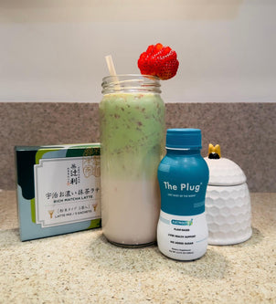 A Toast with The Plug: Wicked-Inspired Strawberry Matcha Latte