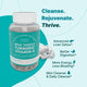 15 Day Liver Cleanse - Gut and Cholesterol Support | Caffeine Free, NON GMO and Gluten-Free | Korean Herbs 15-in-1 Advanced Formula with Milk Thistle, Turmeric, Dandelion and B Vitamins | Vegan and Plant-Based | 2 Servings = 4 Capsules Daily