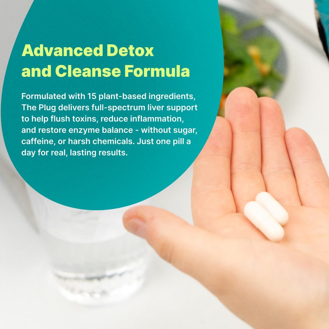15 Day Liver Cleanse - Gut and Cholesterol Support | Caffeine Free, NON GMO and Gluten-Free | Korean Herbs 15-in-1 Advanced Formula with Milk Thistle, Turmeric, Dandelion and B Vitamins | Vegan and Plant-Based | 2 Servings = 4 Capsules Daily