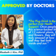 Doctor testimonial from Elizabeth J. Kim, PhD, endorsing The Plug liver health drink