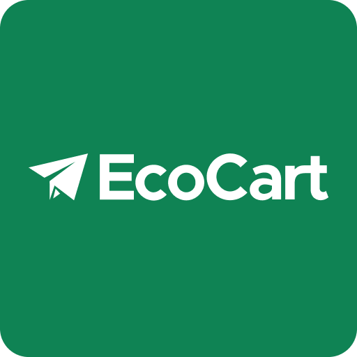 EcoCart logo on a green background