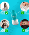 The Plug hangover remedy drink bottle with callouts: fights morning nausea, hangxiety, headaches, and helps detoxify the liver